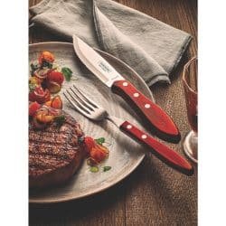 Alternative view of سكين ستيك من ترامونتينا ومقبض من خشب ، مقاس 5 بوصات