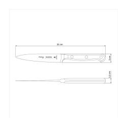 Alternative view of سكينة فاكهة وخضراوات من ترامونتينا Century من الفولاذ المقاوم للصدأ بمقبض من البولي كربونات، 4 بوصات