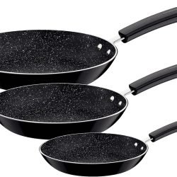 Alternative view of طقم مقلاة ترامونتينا ، 3 قطع، أسود