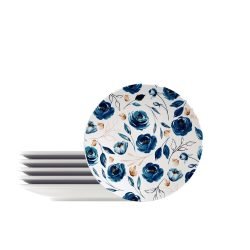 Alternative view of طبق حلوى من البورسلين المزخرف من ترامونتينا ، 21 سم