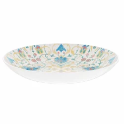 طبق حساء ترامونتينا حياة 21 سم من البورسلين مزين بطابع رمضان 6 96980068IXMA001