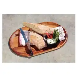 Tramontina Elegant Teak Wood Serving Tray 47.5 cm 1