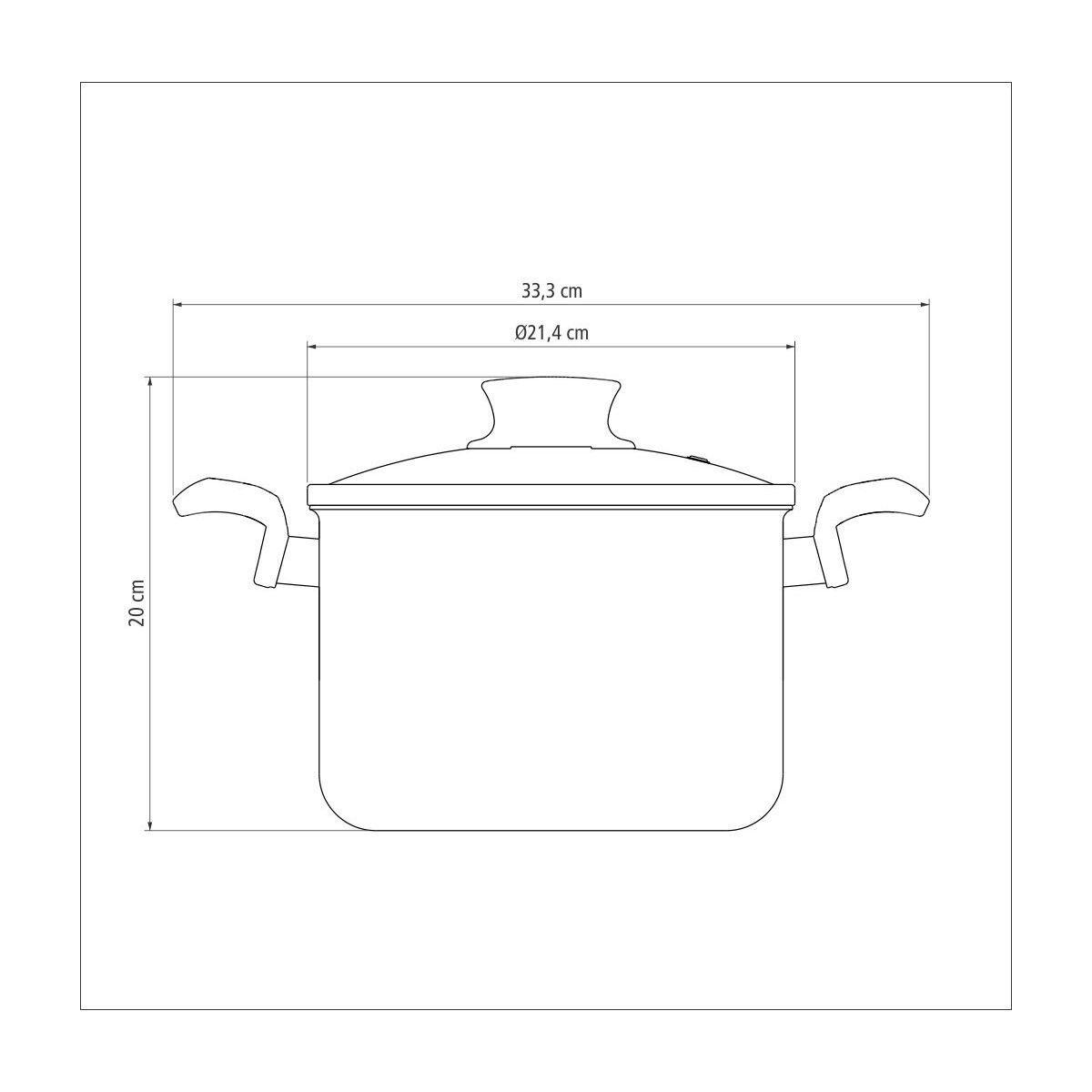 قدر عالي ترامونتينا من الألومنيوم غير لاصق، أحمر، مع غطاء زجاجي،20 سم، 4.2 لتر 5 قدر عالي ترامونتينا من الألومنيوم غير لاصق، أحمر، مع غطاء زجاجي،20 سم، 4.2 لتر - الصورة 5
