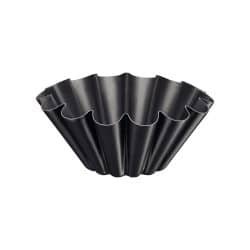 قالب كمثري من الألومنيوم من ترامونتينا برازيل، مطلي من الداخل والخارج بطبقة ستارفلون ماكس غير لاصقة، لون جرافيت، 22 سم، 1.3 لتر