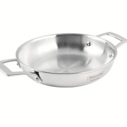 Alternative view of مقلاة ترامونتينا غرانو المصنوعة من الأستلس ستيل المقاوم للصدأ بقطر 30 سم، ذات هيكل ثلاثي الطبقات