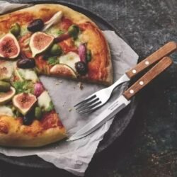 Alternative view of سيت شوكة مائدة ترامونتينا  مكون من 6 قطع، بشوكة من الفولاذ المقاوم للصدأ ومقابض من الخشب الطبيعي.
